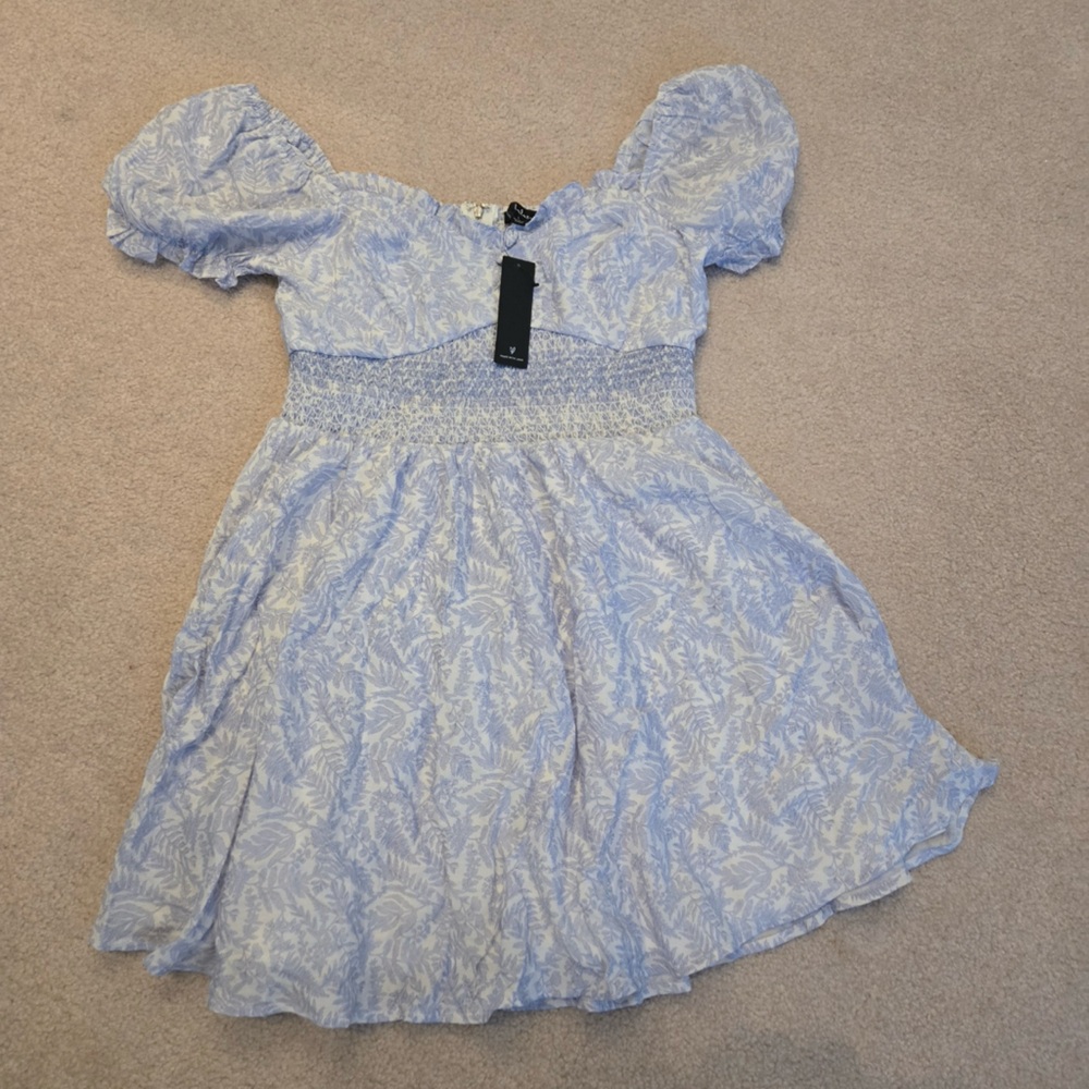 BRAND NEW WITH TAGS NEVER WORN light blue floral sundress